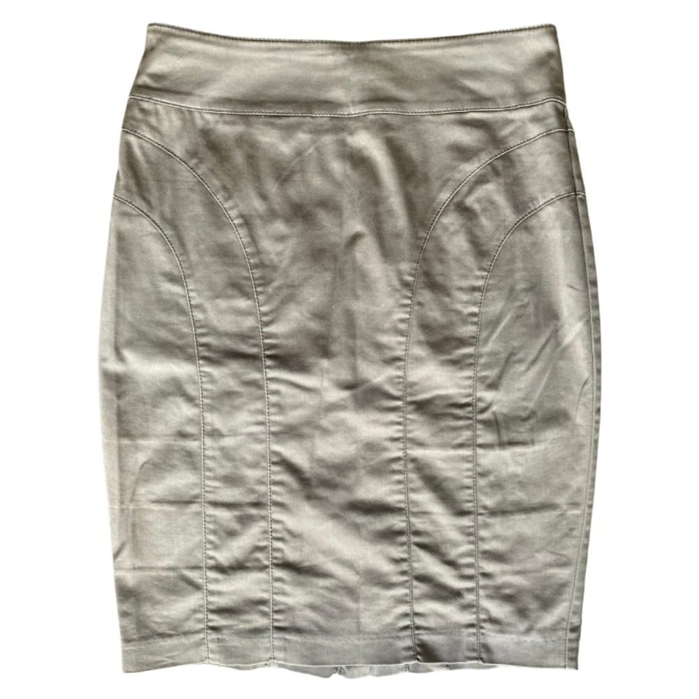 H&M Army Green Cotton Skirt Size 4